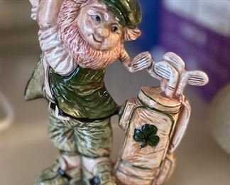 6” Leprechaun Golfer