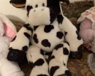 Stuffed cow 27”