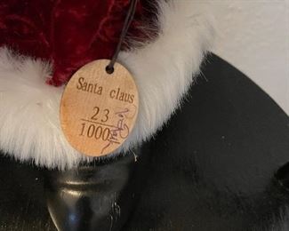 23” Raikes Solid Wood Jointed Santa
Signed
23 / 1000