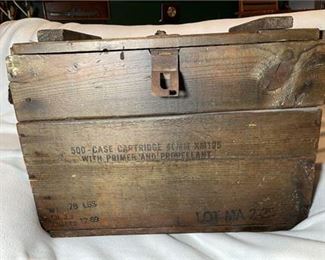 Lot 6 0 Bid(s)
December 1969 Wooden Small Arms Ammunitions Box for 40MM Grenade launchers 26