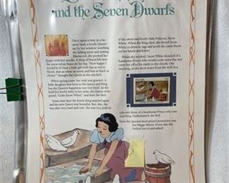 Lot 52 1 Bid(s)
Disney Snow White and the Seven Dwarfs Full Color Story Panel and Stamp Set