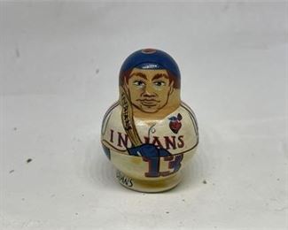 Lot 79 3 Bid(s)
1995 Cleveland Indians Nesting Doll, 2": Vizquel, Justice, Alomar