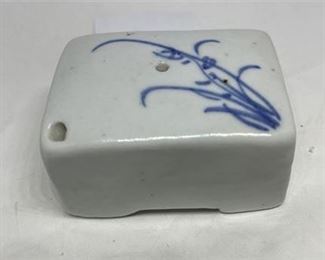 Lot 163 0 Bid(s)
A Fine Antique Korean Blue and White Square Water Dropper Hand Painted