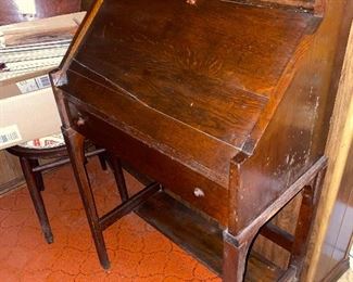 Cute small desk secretary 