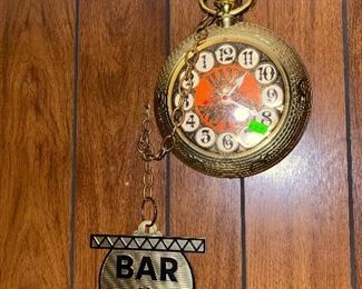 Bar is open clock bar is closed clock 