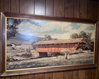 Giant cardboard print 