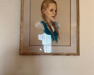 Portrait done by renowned Alabama artist