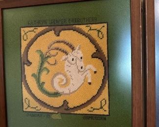 Capricorn needlepoint 