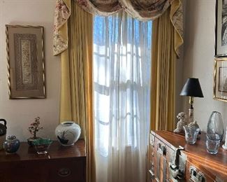 Check out these mid century drapes! They’re available!