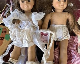 American Girl dolls Samantha and Molly