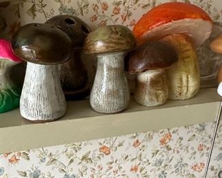 Vintage mushroom collection