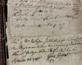 Antique writings, scrapbooks, postcards, etc 