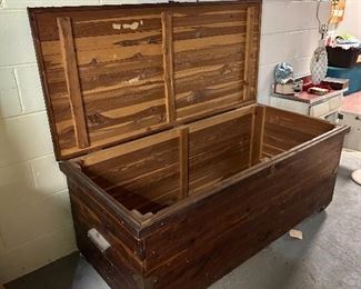 Very Large vintage cedar hope chest