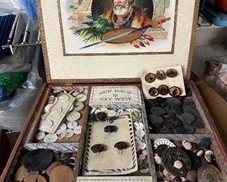 Antique buttons
