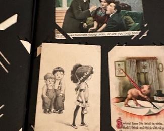 Antique holiday postcards 