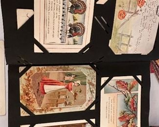Antique thanksgiving and Halloween post cards