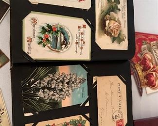 Antique Christmas & New Years post cards