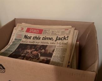 Tons of vintage newspapers 