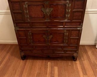 Antique Korean tansu chest