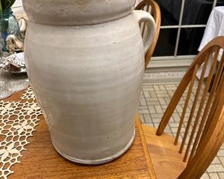 Vintage Alabama salt glaze pottery crock
