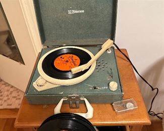 Vintage Emerson record player in working condition