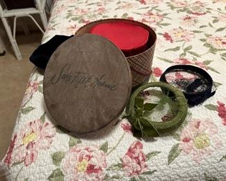 Vintage ladies hats from 1930s and 40s Saks Fifth Avenue