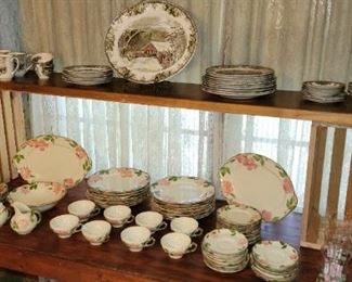 Vintage Franciscan Desert Rose Dinnerware