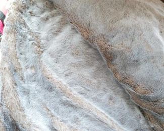 Restoration Hardware Faux Lynx blanket