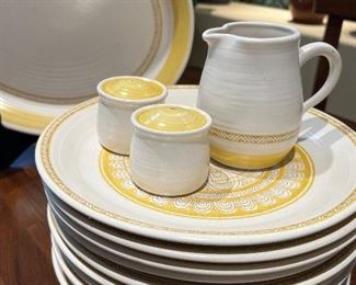 Franciscan Ware Dinner Set Yellow