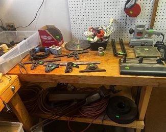 Work bench & tools