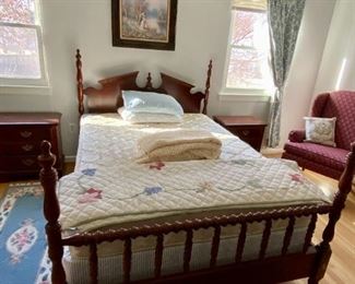 Broyhill queen-size bed. 