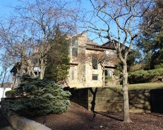 The front of the house