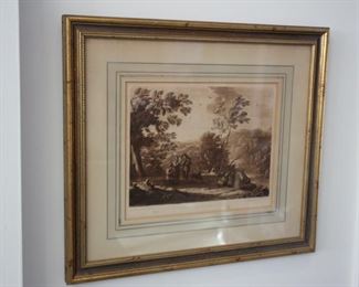 Antique etchings