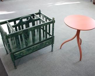 Painted canterbury & Modulus table by Thomas Stender