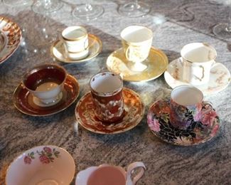 Demitasse cups & saucers