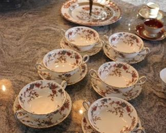 Minton “Ancestral” creamed soups