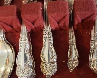 Reed & Barton Holmes & Edwards silver plate “Tiger Lily” set