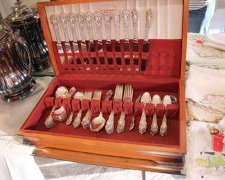 Reed & Barton Holmes & Edwards silver plate “Tiger Lily” set