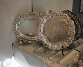 Silver plate trays