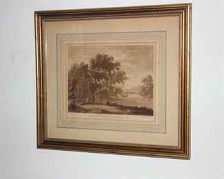 Antique etchings