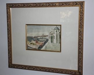 Greek Island water colors