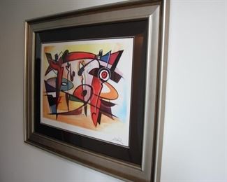 Alfred Gockel "Afternoon Jam Session" framed print