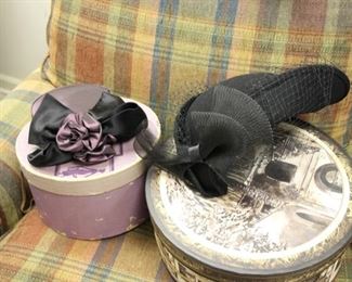 Vintage ladies going out hats