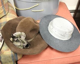 Vintage ladies going out hats