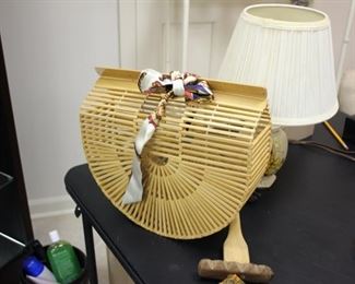 Bamboo beach bag