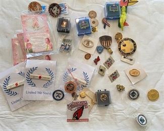 Lapel pins etc....