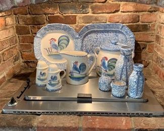 Adorable collection of roosters