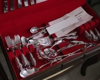 silverplate flatware set