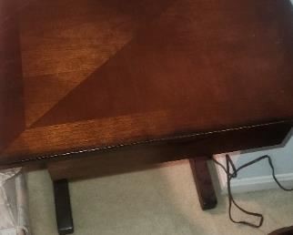 small end table/desk pull out