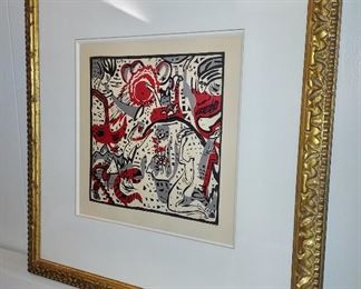 Original Woodcut, 1911, by Artist Kadinsky